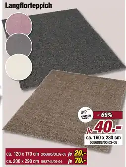 Poco Langflorteppich Angebot