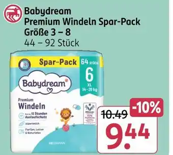 Rossmann Babydream premium windeln spar-pack Angebot