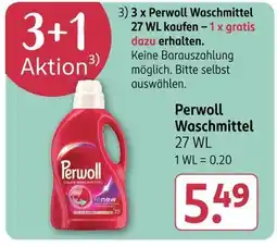 Rossmann Perwoll waschmittel Angebot