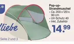 Rossmann Pop-up-strandmuschel Angebot