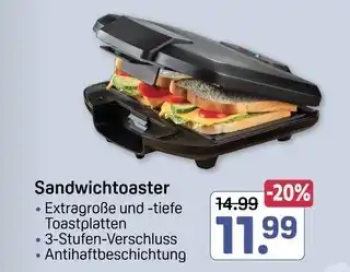 Rossmann Sandwichtoaster Angebot
