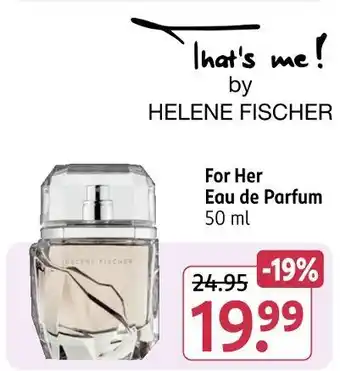 Rossmann Helene fischer for her eau de parfum Angebot