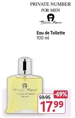 Rossmann Pierre aigne private number for men eau de toilette Angebot