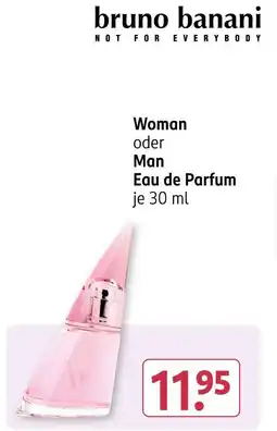 Rossmann Bruno banani woman eau de parfum Angebot