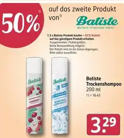 Rossmann Batiste batiste trockenshampoo Angebot