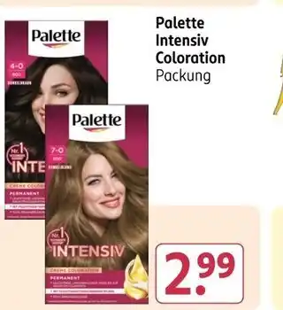 Rossmann Palette intensiv coloration Angebot