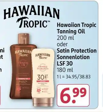 Rossmann Hawaiian tropic hawaiian tropic tanning oil Angebot