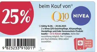 Rossmann Nivea q10 Angebot