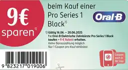 Rossmann Oral-b pro series 1 black Angebot