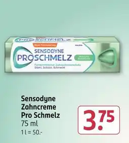 Rossmann Sensodyne zahncreme pro schmelz Angebot