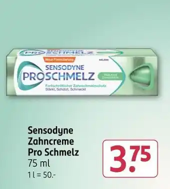 Rossmann Sensodyne zahncreme pro schmelz Angebot