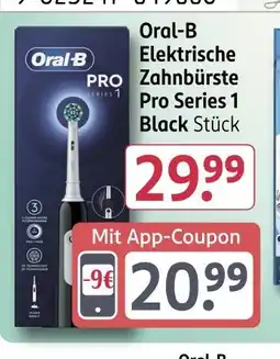 Rossmann Oral-b elektrische zahnbürste pro series 1 black Angebot
