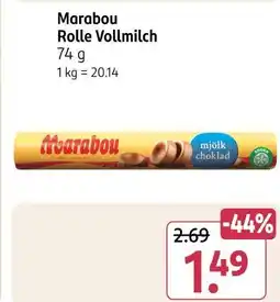 Rossmann Marabou rolle vollmilch Angebot