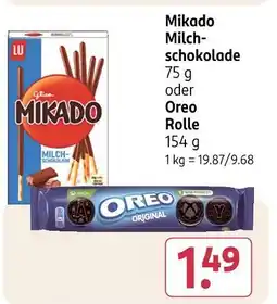 Rossmann Lu mikado milchschokolade Angebot