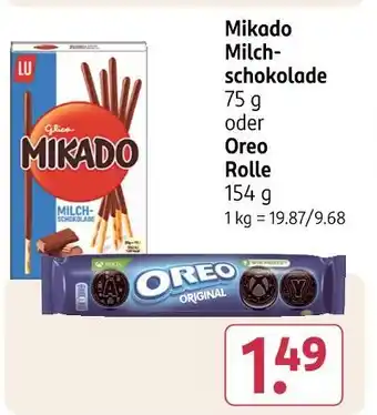 Rossmann Lu mikado milchschokolade Angebot