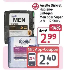 Rossmann Facelle men Angebot