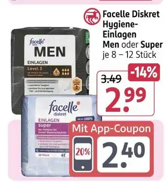 Rossmann Facelle men Angebot