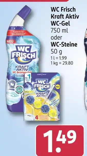 Rossmann Wc frisch wc frisch kraft aktiv wc-gel oder wc-steine Angebot