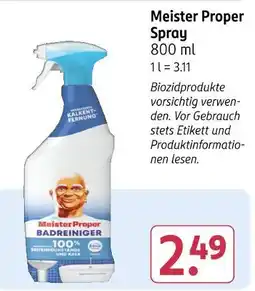 Rossmann Meister proper spray Angebot
