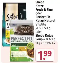 Rossmann Sheba katze fresh & fine Angebot