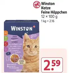 Rossmann Winston katze feine häppchen Angebot