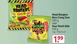 Rossmann Head bangers head bangers bars crazy sour Angebot