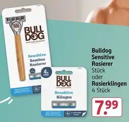 Rossmann Bulldog sensitive rasierer Angebot