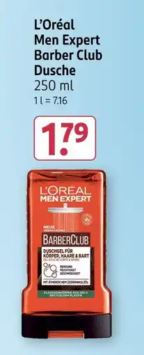 Rossmann L'oréal men expert barber club dusche Angebot