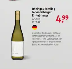 Rossmann Rheingau riesling johannisberger erntebringer Angebot