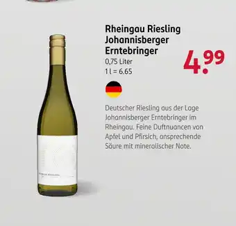 Rossmann Rheingau riesling johannisberger erntebringer Angebot