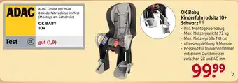 Rossmann Ok baby kinderfahrradsitz 10+ schwarz Angebot