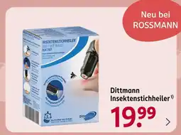 Rossmann Dittmann insektenstichheiler Angebot