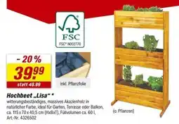 toom Baumarkt Fsc hochbeet lisa Angebot