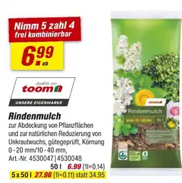 toom Baumarkt Toom rindenmulch Angebot