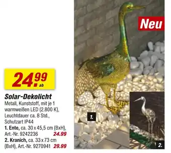 toom Baumarkt Solar-dekolicht Angebot