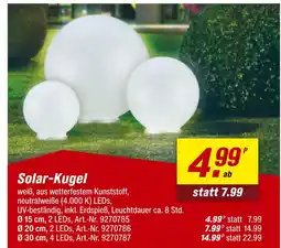 toom Baumarkt Solar-kugel Angebot