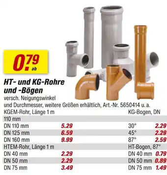 toom Baumarkt Ht- und kg-rohre und -bögen Angebot