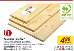 toom Baumarkt B1 leimholz „fichte“ Angebot