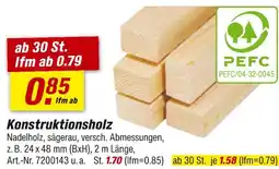 toom Baumarkt Pefc konstruktionsholz Angebot
