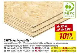 toom Baumarkt Osb/3-verlegeplatte Angebot