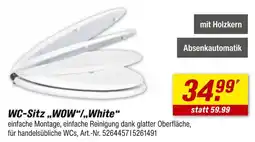 toom Baumarkt Wow wc-sitz white Angebot