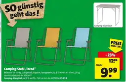 Hagebau Camping-stuhl „trend“ oder camping-klapptisch Angebot