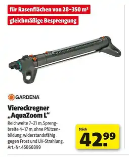 Hagebau Gardena viereckregner „aquazoom l“ Angebot
