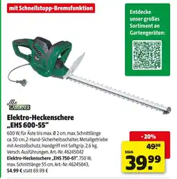 Hagebau Mr. gardener elektro-heckenschere Angebot