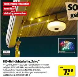 Hagebau Casaya led-3in1-lichterkette „taivo“ Angebot