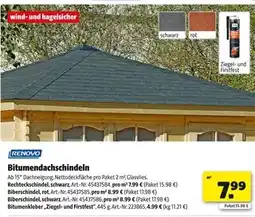Hagebau Renovo bitumendachschindeln Angebot