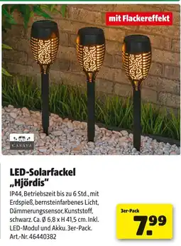 Hagebau Casaya led-solarfackel „hjördis“ Angebot