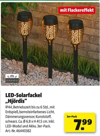Hagebau Casaya led-solarfackel „hjördis“ Angebot