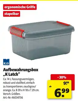 Hagebau Kis aufbewahrungsbox „k latch“ Angebot