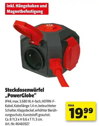 Hagebau Steckdosenwürfel „powerglobe“ Angebot